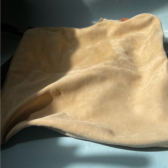 NWOT Coach Beige/Brown Nubuc Vintage Hobo Purse - Picture 11 of 13